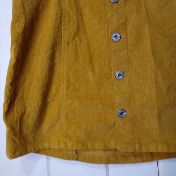 Re Generation by Celebrity Pink Skirt Juniors 11 30 Button Front Corduroy Brown - Picture 5 of 15